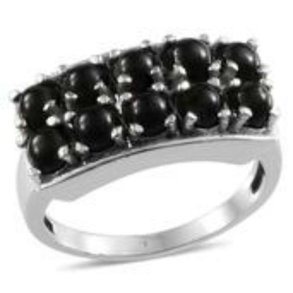Black Onyx (Rnd) Ring - Picture 2 of 7